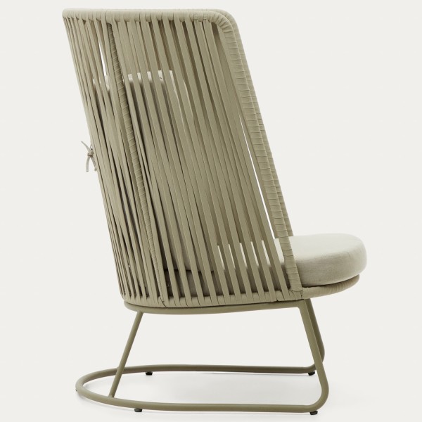 Крісло Saconca з високою спинкою – комфорт та стиль для вашого саду