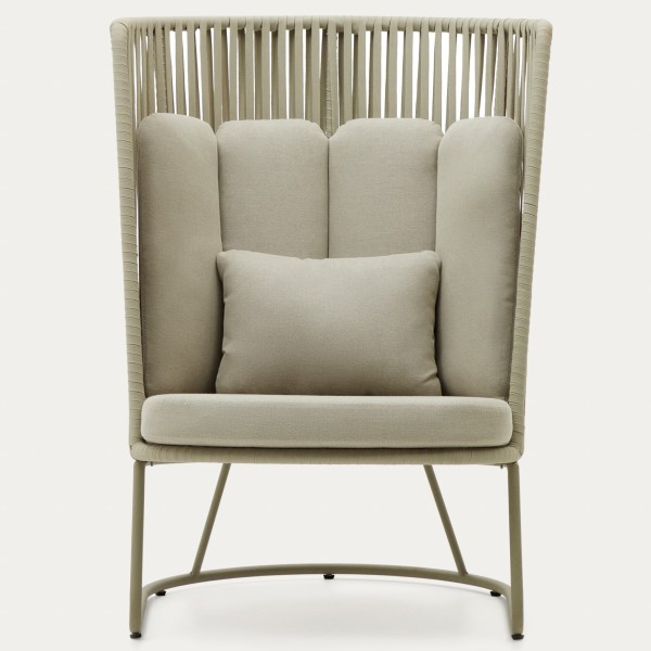 Крісло Saconca з високою спинкою – комфорт та стиль для вашого саду