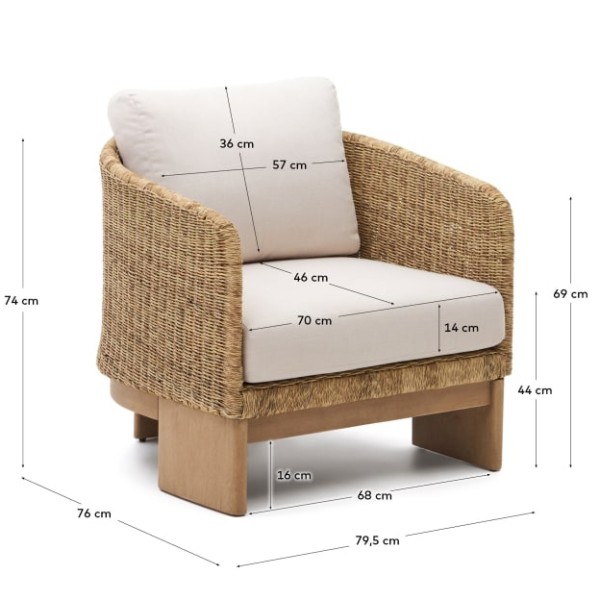 Крісло Xoriguer – зручність і стиль для вашого саду