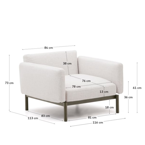 Крісло Sorells для саду та вулиці