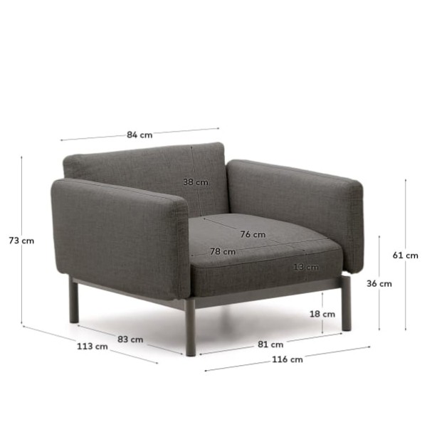 Крісло Sorells для саду та вулиці