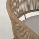 Крісло Nadin: елегантне крісло для саду та кафе