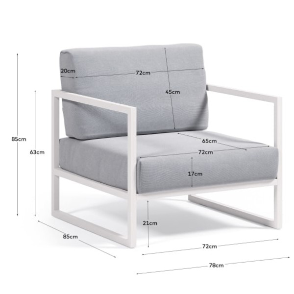 Крісло Comova — Стиль та комфорт для вашого саду