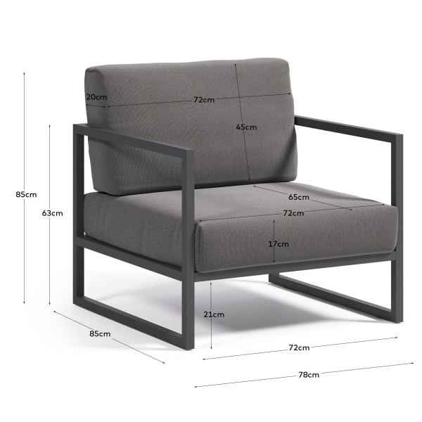 Крісло Comova — Стиль та комфорт для вашого саду