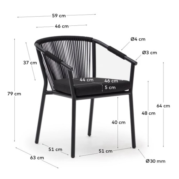 Стілець Xelida – сучасний комфорт для дому та саду