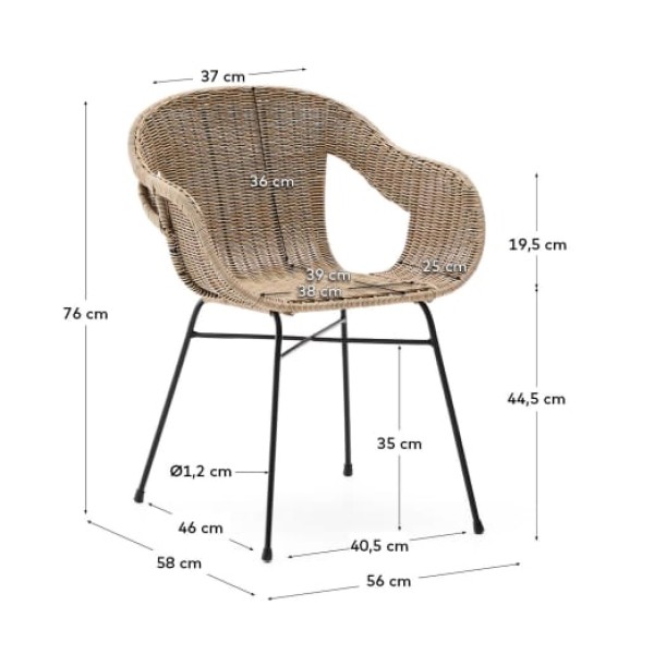 Стілець Eltiera – елегантність і комфорт для вашого інтер’єру