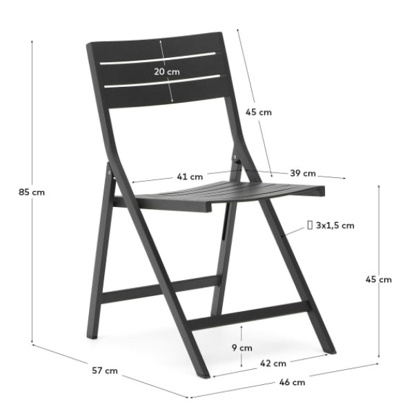 Стілець розкладний Torreta — Елегантний стілець для саду та кухні