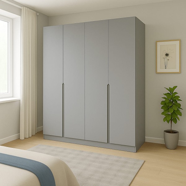 Шафа розпашна ШР 4 сірий – для вашого дому