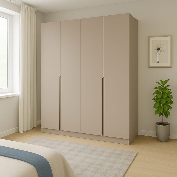 Шафа розпашна ШР 4 кашемір для спальні та передпокою
