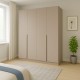 Шафа розпашна ШР 4 кашемір для спальні та передпокою