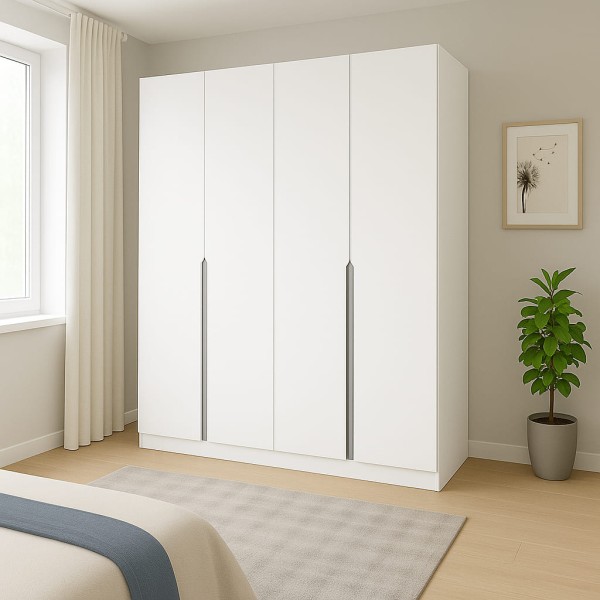 Шафа розпашна ШР 4 білий – стиль та функціональність для вашого дому