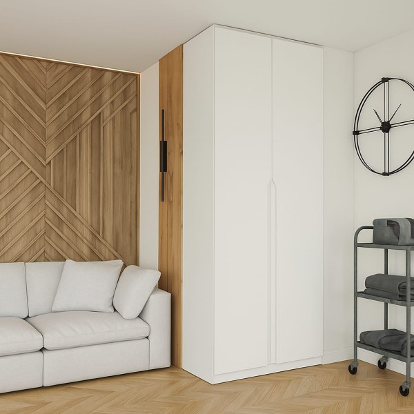 Шафа розпашна ШР 1 МДФ для спальні та передпокою