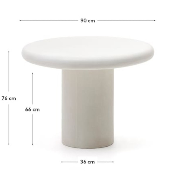 Круглий стіл Addaia – стиль і функціональність для вашого саду чи кухні