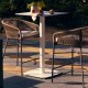 Барний стіл Dina для кафе та саду
