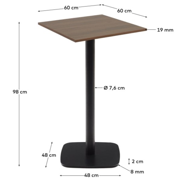 Стіл барний Dina з меламіну – стильний вибір для інтер’єру