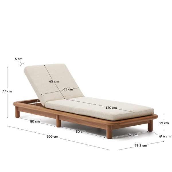 Шезлонг Turqueta з дерева — комфорт і стиль для вашого відпочинку