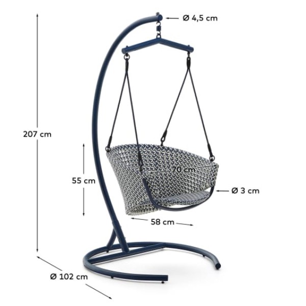Підвісне крісло Saliga – ідеальне для вашого саду