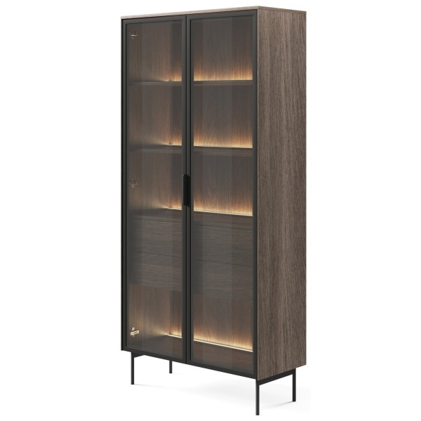 Вітрина висока Lumi 2D2S/91 з підсвіткою