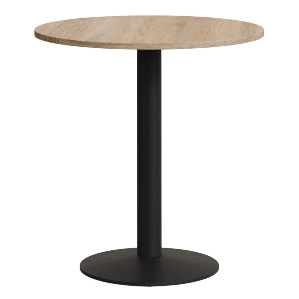 Стіл Dina круглий з меламіну з круглою основою