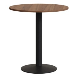 Стіл Dina круглий з меламіну з круглою основою