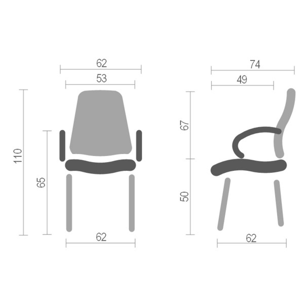 Крісло Ренесанс CF – стиль і комфорт для вашого офісу