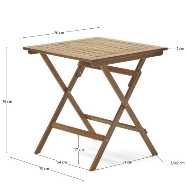 Складаний стіл Sadirar - стіл для кухні та саду