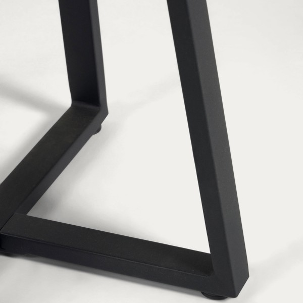 Стіл Tella – Круглий стіл для вулиці з металевою основою