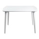 Стіл Dan White (Ден) Lovko — сучасний білий стіл для кухні