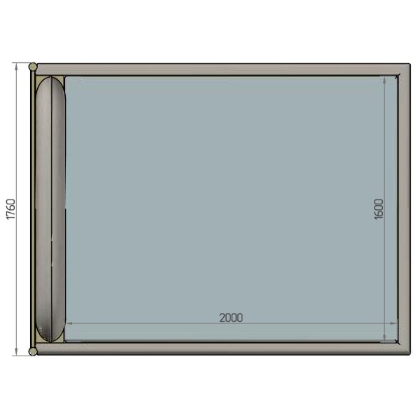 Ліжко 2х спальне №1 — Меблі для спальні