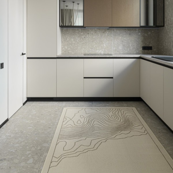 Килим Печерські пагорби бежевий — стильний акцент для вашого інтер'єру