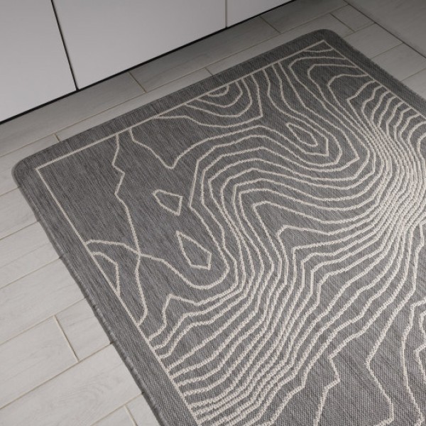 Килим Печерські пагорби сірий - стиль та комфорт для вашого інтер'єру