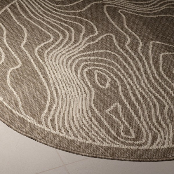 Килим Пейзажна алея кавовий – елегантний вибір для вашого дому