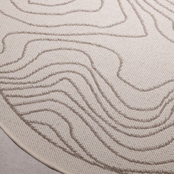 Килим Пейзажна алея бежевий — стильний вибір для вашого інтер'єру