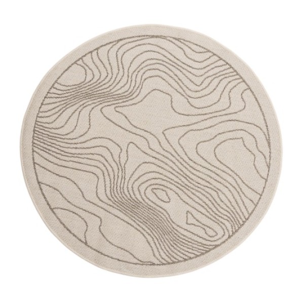 Килим Пейзажна алея бежевий — стильний вибір для вашого інтер'єру