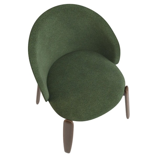 Стілець Rino темний горіх – стильний вибір для вашої кухні чи кафе