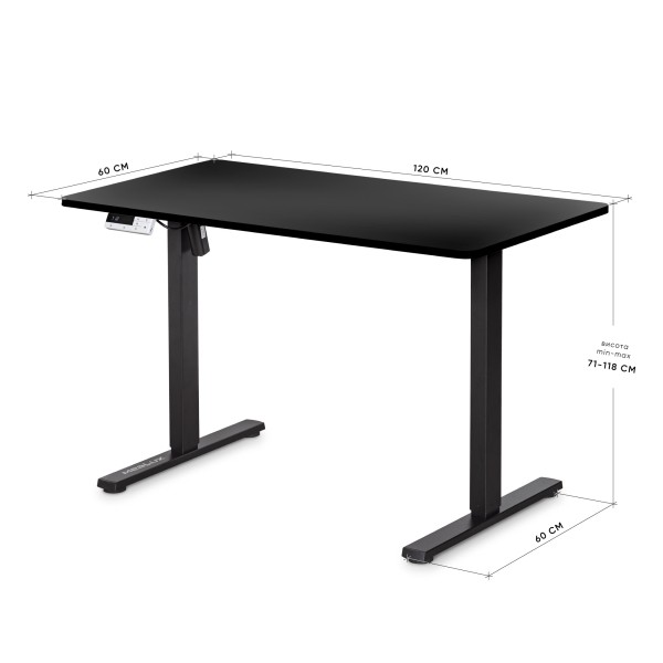 Стіл PowerDesk Lite з електрорегулюванням висоти для офісу та дому