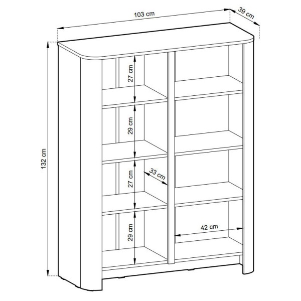 Комод Bari K103 — стиль та функціональність для вашого дому