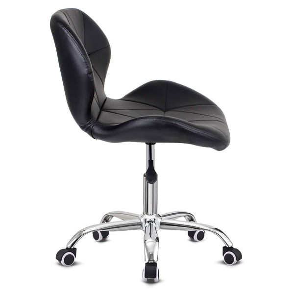Крісло Стар Нью - Зручне офісне крісло з екошкіри та хромованим каркасом