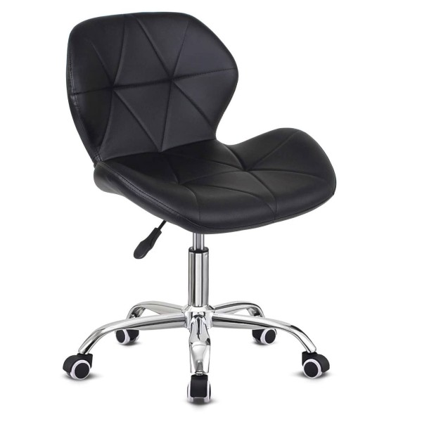 Крісло Стар Нью - Зручне офісне крісло з екошкіри та хромованим каркасом