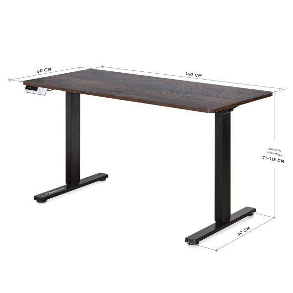 Стіл з електрорегулюванням висоти PowerDesk Duo