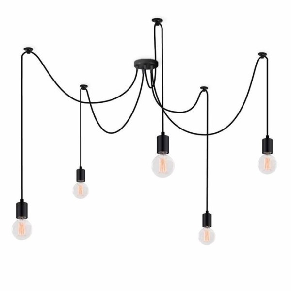 Люстра павук Spider-5 — Підвісний світильник з металу