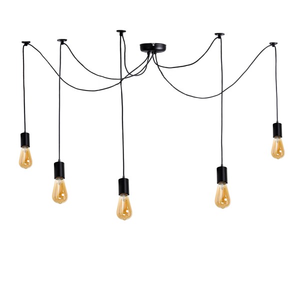 Люстра павук Spider-5 — Підвісний світильник з металу