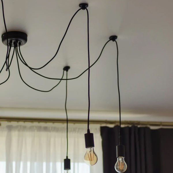 Люстра павук Spider-5 — Підвісний світильник з металу