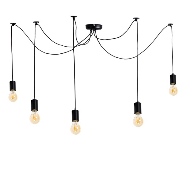 Люстра павук Spider-5 — Підвісний світильник з металу