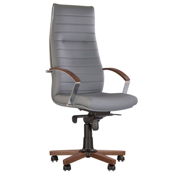 Крісло Iris steel AL70 – стильне офісне крісло з екошкіри