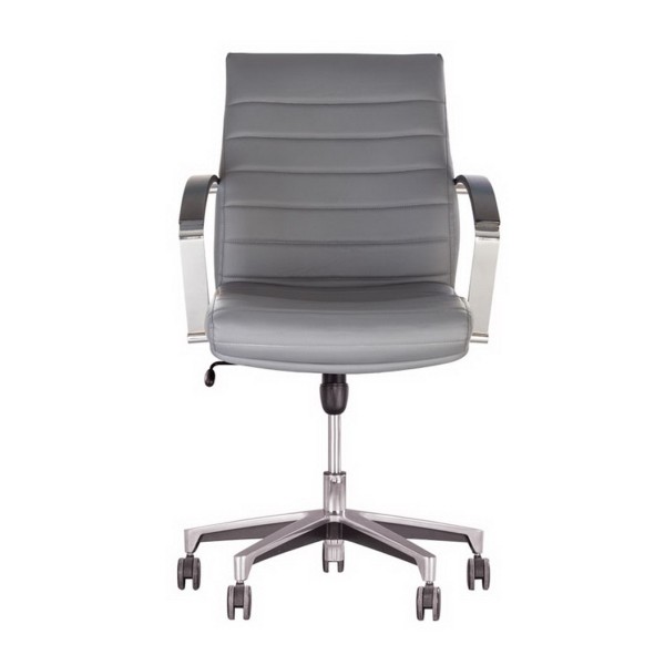 Крісло Iris steel LB AL70 - Офісне крісло з екошкіри та шкіри