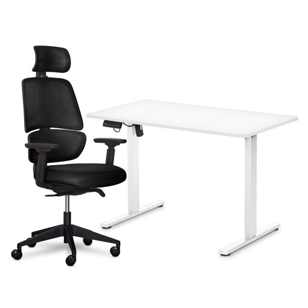 Комплект стол PowerDesk Lite + стул Leo Air Plus для вашого офісу