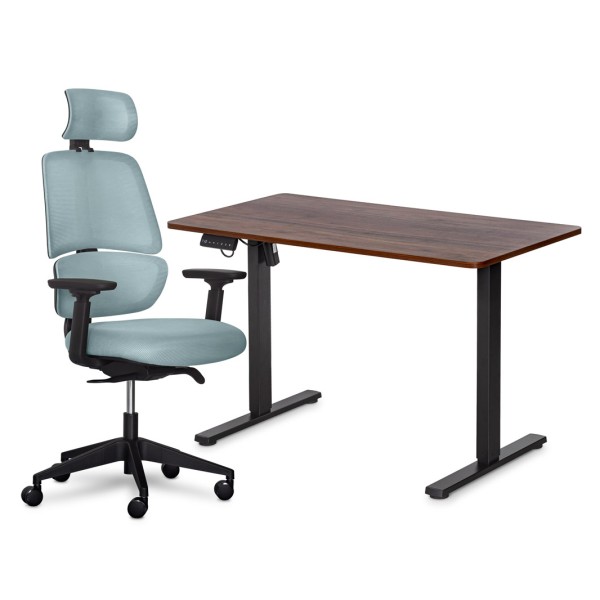 Комплект стол PowerDesk Lite + стул Leo Air Plus для вашого офісу