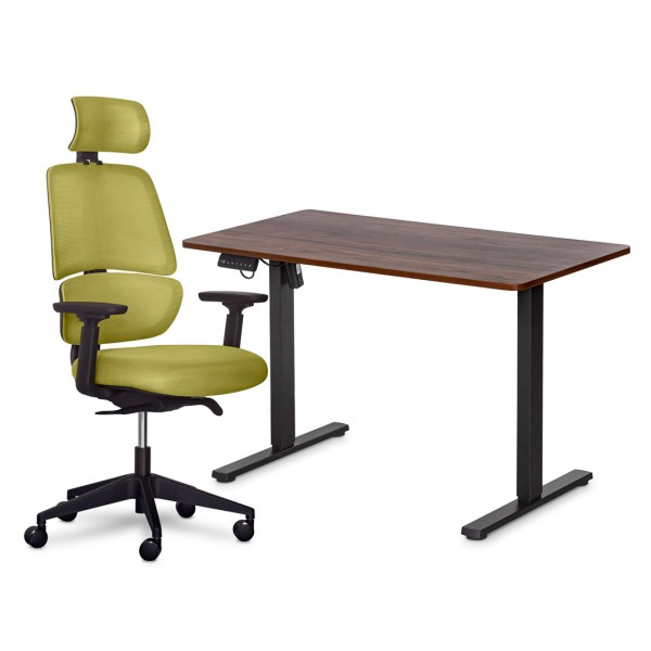 Комплект стол PowerDesk Lite + стул Leo Air Plus для вашого офісу