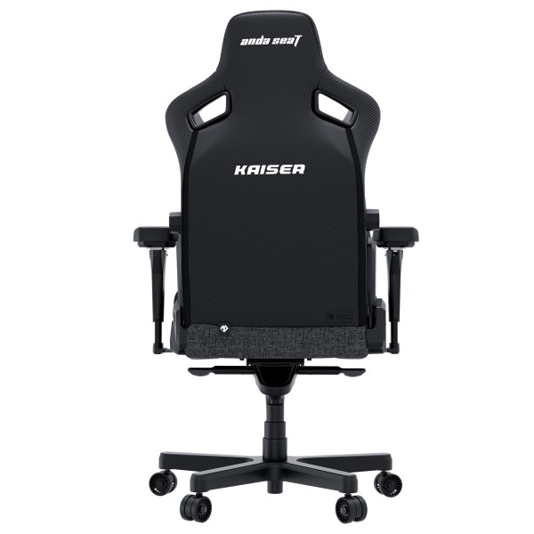 Крісло ігрове Anda Seat Kaiser 3 Pro Size XL Dark Gray Fabric – Для максимального комфорту під час гри